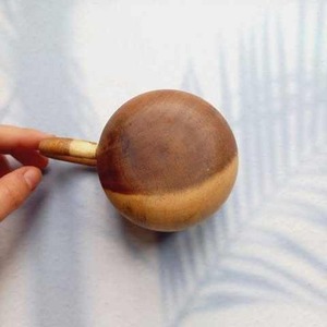 Taza de Café de Madera de Acacia, Taza de Té Ecológica Hecha a Mano - Product Image 6