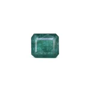 Natural Zambian Emerald 8.2 Carat Loose Gemstone Emerald Cut 8x10mm for Fine Jewelry - Product Image 1