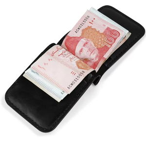 Portefeuille Homme en Cuir Véritable de Haute Qualité Léger Anti-RFID avec Pince à Billets et Porte-Cartes Premium Personnalisable – Conception de Designer, Fabrication Usine - Product Image 1