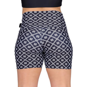 Shorts Deportivos de Cintura Alta para Mujer, Diseño Moderno, Transpirables, de Secado Rápido, en Poliéster/Nailon, con Cintura Elástica, para Gimnasio y Fitness - Product Image 5