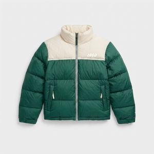New Arrival Custom Logo Winter Puffer <b>Jacket</b> with Cotton Filling Hooded Windproof Eco-Friendly Plus Size for Men - Product Image 4