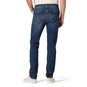 <b>Men</b> Straight Fit Denim Pants Soft 100% Cotton Casual Everyday Blue <b>Jeans</b> Classic Comfortable Durable OEM Factory Wholesale - Product Image 3