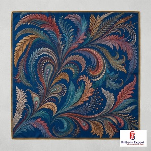 High Quality Custom Digital Printed Square <b>Scarf</b> OEM ODM Manufacturer Bougainville Custom Fabric Products Wholesale - Product Image 5