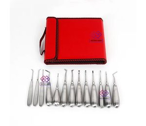 Ensemble de 13 élévateurs dentaires en acier inoxydable pour chirurgie orale, instruments chirurgicaux d'extraction dentaire MEDICAB Clinic MOL - Product Image 5