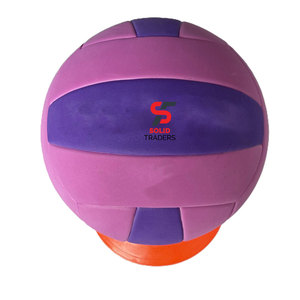 Ballon de volley-ball professionnel Solid Trader, performance optimisée, coque souple, qualité compétition, matériau résistant à l'eau, longue durée de vie - Product Image 2