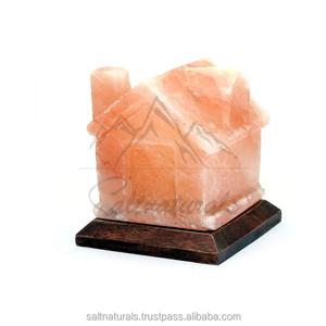 Lampe en sel de l'Himalaya sculptée à la main pour la décoration de la pièce, lampe en sel à lumière douce, lampe en sel apaisante - Product Image 2