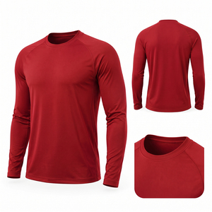 Camiseta de Compresión para Hombre al por Mayor, Manga Larga, Protección UV, Camiseta Deportiva de Secado Rápido para BJJ, MMA, Jiu Jitsu - Product Image 2