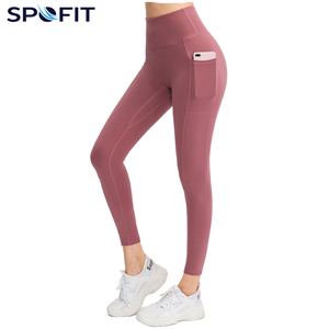 Leggings de Maternidad de Cintura Alta con Compresión Abdominal, Leggings de Yoga para Embarazadas con Bolsillos - Product Image 2