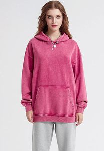 เสื้อสเวตเชิ้ตผ้าฝ้ายหนาน้ำหนักมากทรงโอเวอร์ไซส์สไตล์วินเทจสำหรับผู้หญิง ผู้ชาย และคู่รัก แบบสวมหัว มีฮู้ด ทรงหลวม ยี่ห้อ GO-TOGETHER - Product Image 5