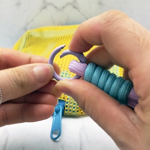 Pochette de rangement portable multi-usage en maille pour femmes, usage quotidien, toutes saisons - Product Image 4