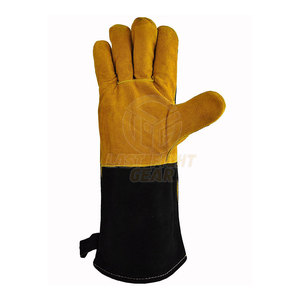 Factory Made Low Price Welding <b>Gloves</b> High Quality Work Welding <b>Gloves</b> Safety Wear Welding <b>Gloves</b> - Product Image 5