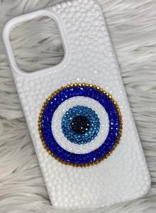เคสโทรศัพท์กันกระแทกประดับด้วยลูกปัดลายดอกไม้หลากสีแบบกำหนดเอง HUSSAIN CRAFTS HU-12548 งานฝีมือเคลือบด้วยทองคำสำหรับ Apple iPhone 6 - Product Image 2