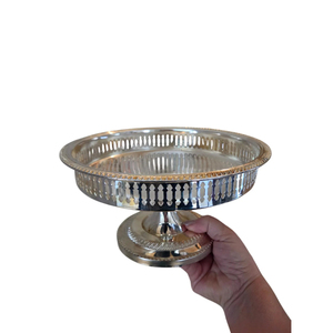 Soporte para Pastel de Acero Inoxidable, Diseño Moderno, Apto para Microondas, para Servir Postres con Elegancia en Hoteles y Restaurantes, Ecológico, para Ramadán - Product Image 1