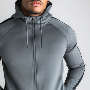 Breathable Tracksuit Men's High Quality Custom Fitted Tracksuit For Men Casual Set Unisex Training Tracksuit <b>Wind</b> <b>breaker</b> - Product Image 4