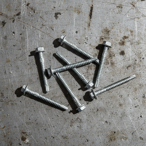 Anti-Corrosion Hot-Dip Galvanized Hex Washer <b>Screws</b> - High Quality Standard Thread Roofing Fasteners - Product Image 1