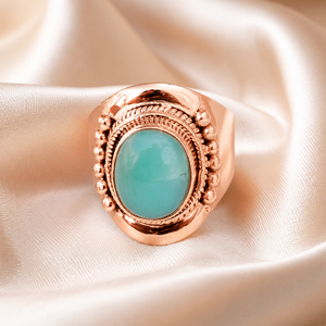 Bague en chrysoprase verte naturelle, argent sterling 925, bague statement, bague cocktail en pierre précieuse faite à la main, bijoux pour femmes, pour hommes et femmes - Product Image 3