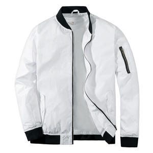 Veste bomber légère et écologique avec logo personnalisé, imperméable, coupe-vent, décontractée, à fermeture éclair, pour homme - Product Image 3