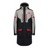 Vêtements d'hiver décontractés pour hommes, parkas longs à capuche en toile polyester/nylon, grandes tailles, durables, chauds, vêtements de tous les jours, vente en gros