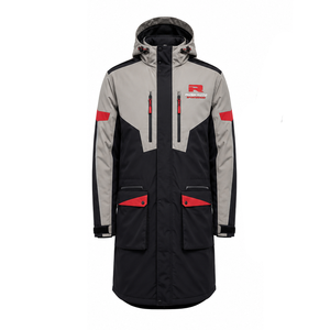 Vêtements d'hiver décontractés pour hommes, parkas à capuche en polyester/nylon, vestes longues, manteaux chauds et durables, vêtements de tous les jours, vente en gros, logo personnalisé - Product Image 1