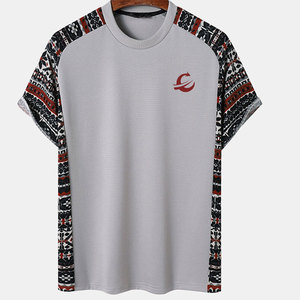 เสื้อยืดผ้าเนื้อนุ่มสบาย ดีไซน์โดดเด่นสำหรับผู้ชาย ผลิตในปากีสถาน เหมาะสำหรับฤดูร้อน รับผลิตจำนวนน้อย - Product Image 1