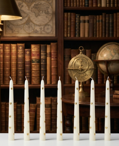 Velas Cónicas Elegantes con Delicados Motivos de Corazón Dorado, Aroma Floral, Cera de Soja, Sin Humo, para el Día de San Valentín, Navidad, Decoración Romántica - Product Image 3