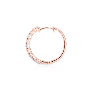 ต่างหูเพชรเลี้ยงในห้องปฏิบัติการ 1 กะรัต รับรองโดย IGI ตัวเรือนทอง 10 กะรัต ชุบโรเดียม ดีไซน์เรียบหรู สวมใส่ได้ทุกวัน เครื่องประดับคุณภาพสูง รับผลิตแบบ OEM - Product Image 6