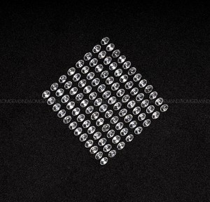 Diamant de laboratoire ovale 5,0 x 3,5 mm, couleur fantaisie, blanc, percé au laser, taille antique unique, pour la fabrication de bijoux, Om Gems - Product Image 3