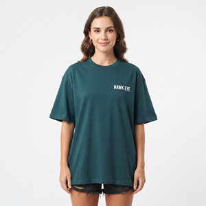 cc Women's Oversized Crew Neck Cotton <b>T</b> <b>Shirt</b> Loose Fit Solid Color Short Sleeve Custom Logo Summer For Women's - Product Image 1