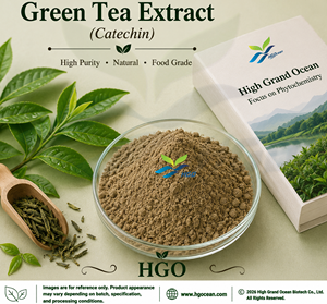 Hgo สารสกัดจากชาเขียวธรรมชาติบริสุทธิ์ (เกรดอาหาร) ข้อมูลจำเพาะ80% catechin (สารสกัดมาตรฐาน) - Product Image 1
