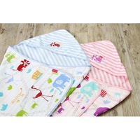 Fabriqué au Japon, couverture d'emmaillotage pour bébé, poncho, serviette, 100% coton, été, tissé, style japonais, haute qualité, vente en gros, best-seller 2023