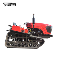 Topone TT100 Fabrik Bestpreis 100PS Raupenlader Traktor mit Gummiketten Motor Lager Pumpe & Getriebe - Hohe Effizienz