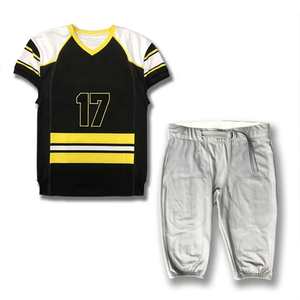 Conjunto de Uniforme de Fútbol Americano Personalizado con el Mejor Diseño, Manga Corta, Talla Grande, Jersey Súper Suave con Nombre y Número del Equipo, Venta en Línea - Product Image 1