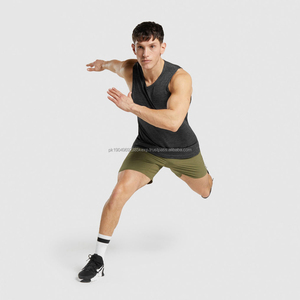 Débardeur de sport sans manches pour homme, fabriqué par un professionnel, respirant, à séchage rapide, en coton tricoté, populaire en gros - Product Image 3