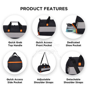 Sac de sport à prix de gros, sac de rangement fiable conçu pour le fitness quotidien et les voyages actifs - Product Image 3