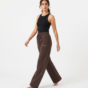 Pantalones Jogger de Pierna Ancha Personalizados para Mujer, Pantalones Casuales de la Mejor Calidad, Tejido Transpirable y Ecológico, Logotipo Personalizado - Product Image 4