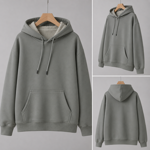 Sweat à capuche en coton 100% de haute qualité, imprimé numériquement, avec poche, séchage rapide, coupe classique pour homme, vêtements décontractés d'hiver - Product Image 5