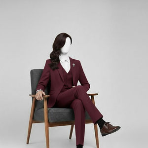 Blazer para Mujer, Color Sólido, Manga Larga, Un Solo Botón, Blazers de Oficina, Traje para Mujer, Chaquetas de Negocios para Mujer - Product Image 4