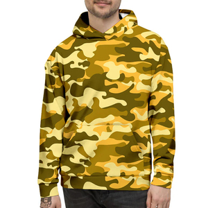 Sudadera con Capucha de Camuflaje para Hombre, Sudadera con Capucha de Felpa Suave - Product Image 1