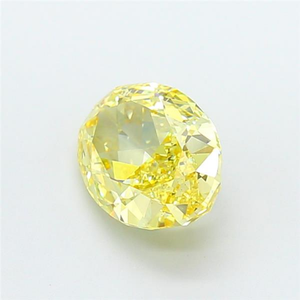 เครื่องประดับเพชรคุณภาพสูงรับรองโดย CVD ดีไซน์หรูหรา รูปทรงรี เจียระไนแบบ Radiant  เพชรเพาะเลี้ยงสีเหลืองสดใส สำหรับความหรูหราเหนือระดับ - Product Image 2