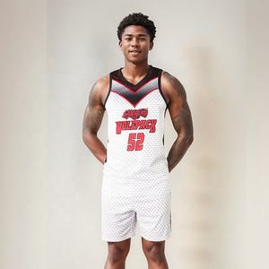 ชุดบาสเก็ตบอล ODM แบบสั่งทำ ผ้าโพลีเอสเตอร์ 100% ระบายอากาศได้ดี ป้องกันแบคทีเรีย ชุดกีฬาไซส์ใหญ่ ชุดบาสเก็ตบอลสำหรับทุกเพศ - Product Image 5