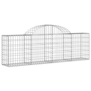 Set di 6 Cesti in Filo di Ferro Zincato Argentato Durevoli - Collezione Gabion Basket - Product Image 3