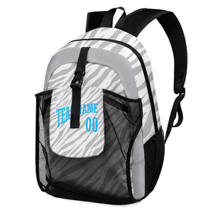 Mochila Deportiva Personalizable con Estampado, Unisex, de Nailon, con Bolsillos de Malla, Cierre de Cremallera, Informal para Exteriores, 36-56L, Transpirable, Respaldo Suave, CLÁSICA - Product Image 2