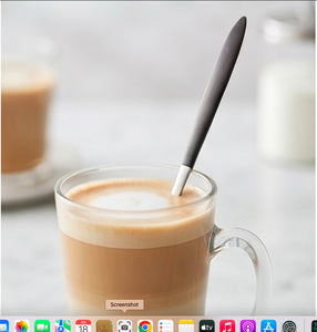 Juego de cucharas esféricas de doble tono en plata satinada con mango negro mate, elegantes, de acero inoxidable, para bodas, eventos y restaurantes. - Product Image 5