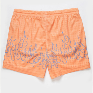 Shorts en toile mi-longue personnalisés, style urbain, décontractés, pour la gym et la course, séchage rapide, respirants, écologiques, motif uni, prix abordable - Product Image 2