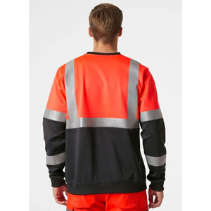 เสื้อกั๊กนิรภัย โพลีเอสเตอร์ เงา สีแดง แบบยูนิเซ็กซ์ ผลิตตามสั่ง เสื้อผ้าทำงานแบบสะท้อนแสง เสื้อตาข่ายกันเหงื่อ - Product Image 3