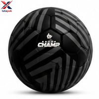 Bola Sepak Latihan Profesional Berkualitas Tinggi Ukuran 5 Logo Cetak Kustom Unisex Dewasa Ringan Tahan Air Bahan PU