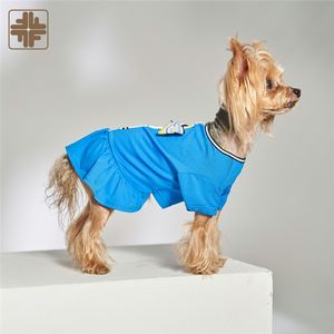 ODM Knitted Dog Clothing Pet <b>Clothes</b> Mermaid-style Hem Dress - Product Image 3