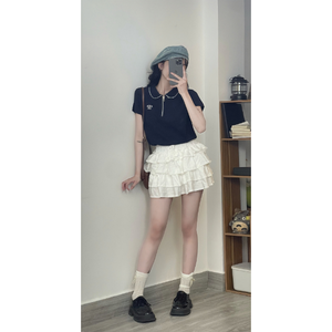 Nuevo Diseño, Mejor Precio, Camisetas de Mujer Estilo Coreano, Ecológicas, Ajustadas, Cuello en V, con Botones, Calidad Premium, Muestra Gratis - Product Image 1