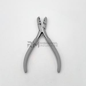 RMI Super Product Customized Plier Stainless Steel Silver Shin Tip And Silver Grip Plier For Hair Extension Tool - Product Image 1