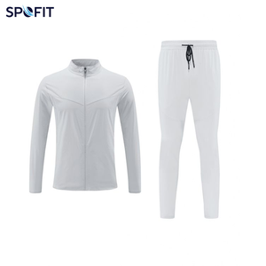 Men Autumn Hooded Printed <b>Waterproof</b> Quick Dry Two Piece Workout Gym <b>Set</b> Jogging Sports Clothes Jacket and Pants Tracksuit - Product Image 5